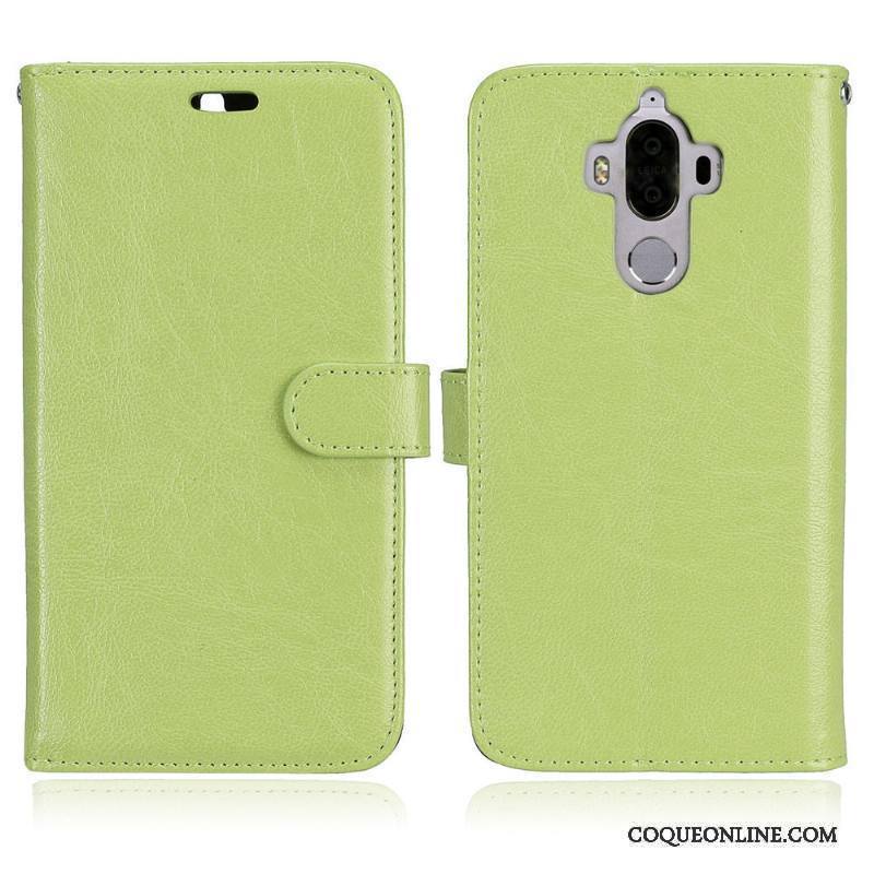 Huawei Mate 9 Housse Coque De Téléphone Portefeuille Protection Étui En Cuir Carte Incassable