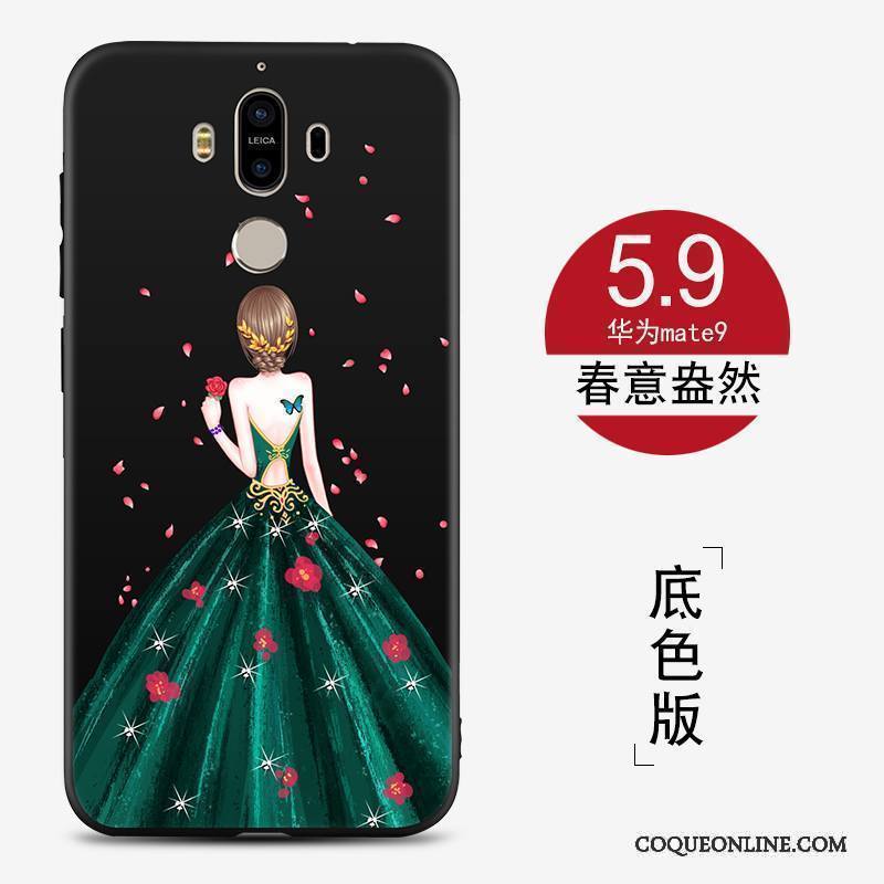 Huawei Mate 9 Incassable Coque De Téléphone Créatif Vert Tout Compris Silicone