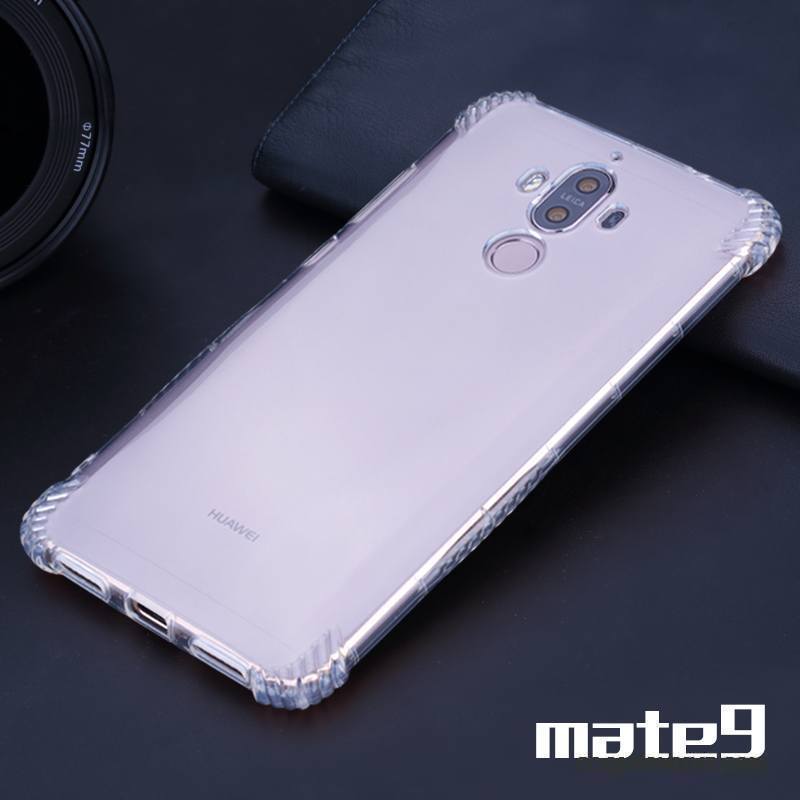 Huawei Mate 9 Incassable Coque De Téléphone Étui Transparent Fluide Doux Silicone Tout Compris