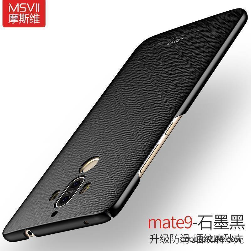 Huawei Mate 9 Modèle Fleurie Étui Noir Incassable Coque Protection De Téléphone