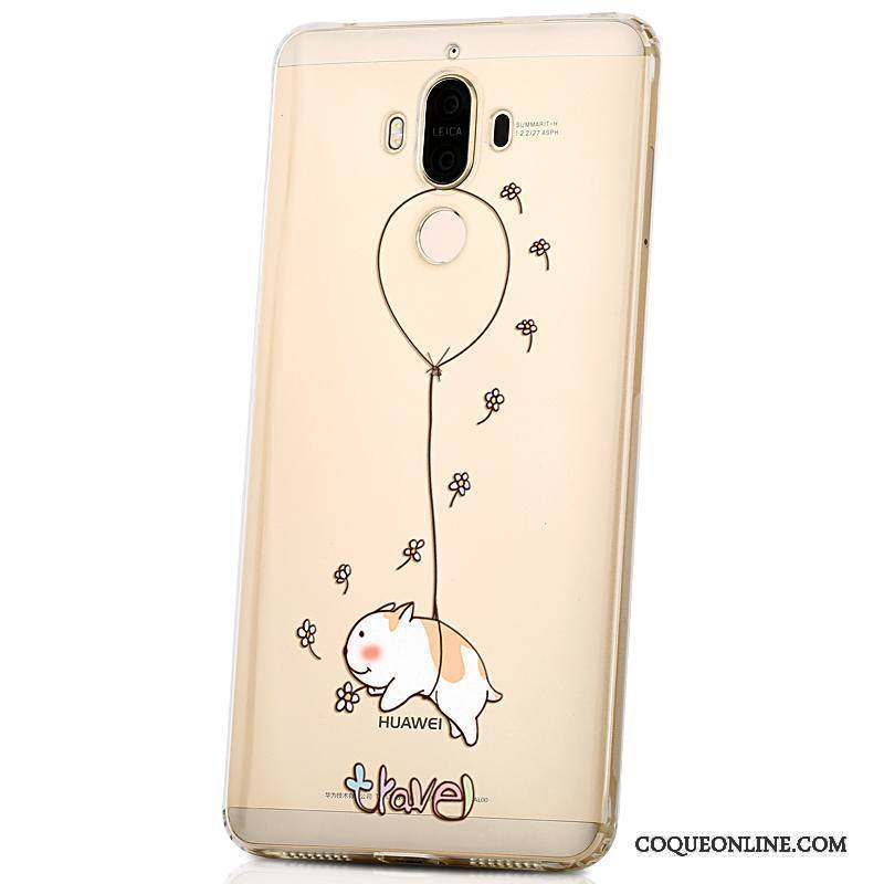 Huawei Mate 9 Personnalité Dessin Animé Coque De Téléphone Silicone Fluide Doux Téléphone Portable Jaune