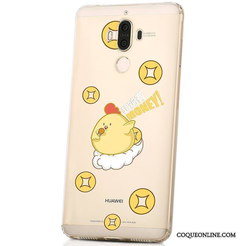 Huawei Mate 9 Personnalité Dessin Animé Coque De Téléphone Silicone Fluide Doux Téléphone Portable Jaune