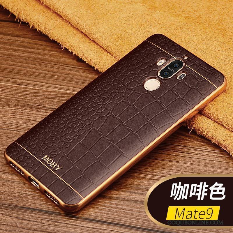 Huawei Mate 9 Placage Silicone Incassable Business Coque De Téléphone Protection Étui