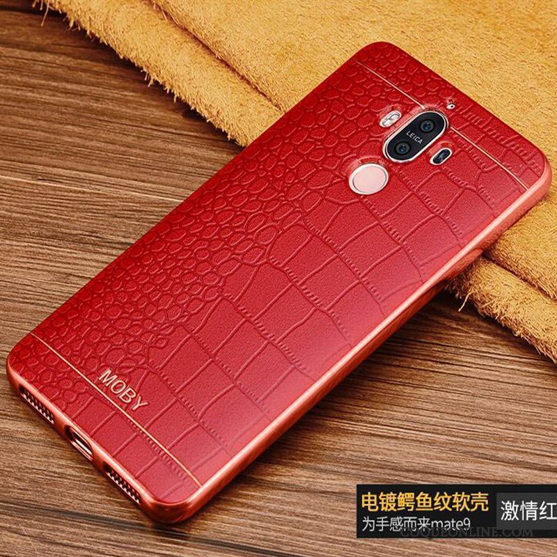 Huawei Mate 9 Placage Silicone Incassable Business Coque De Téléphone Protection Étui