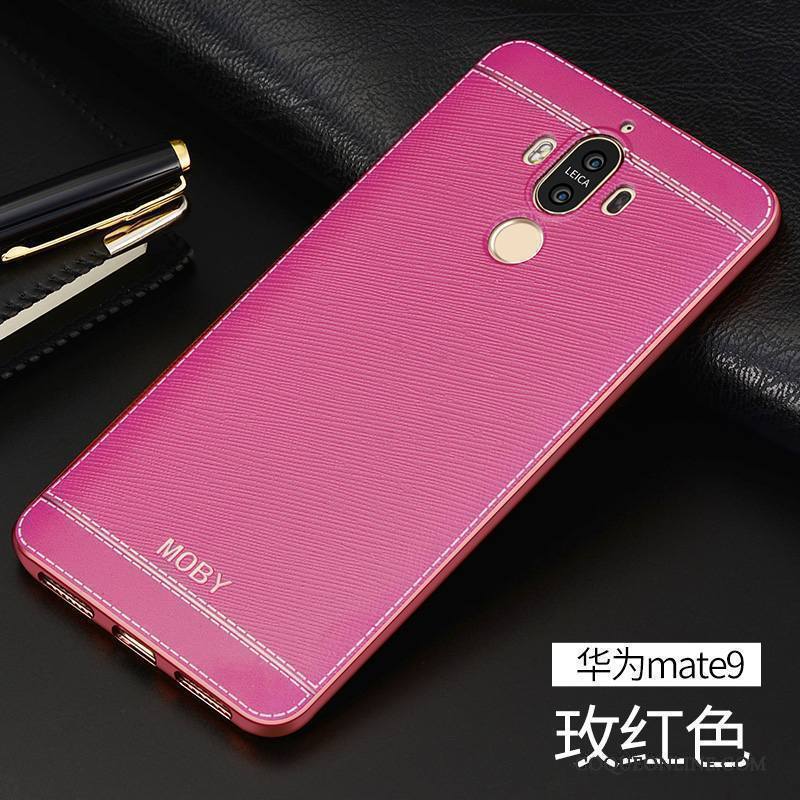 Huawei Mate 9 Placage Silicone Incassable Business Coque De Téléphone Protection Étui