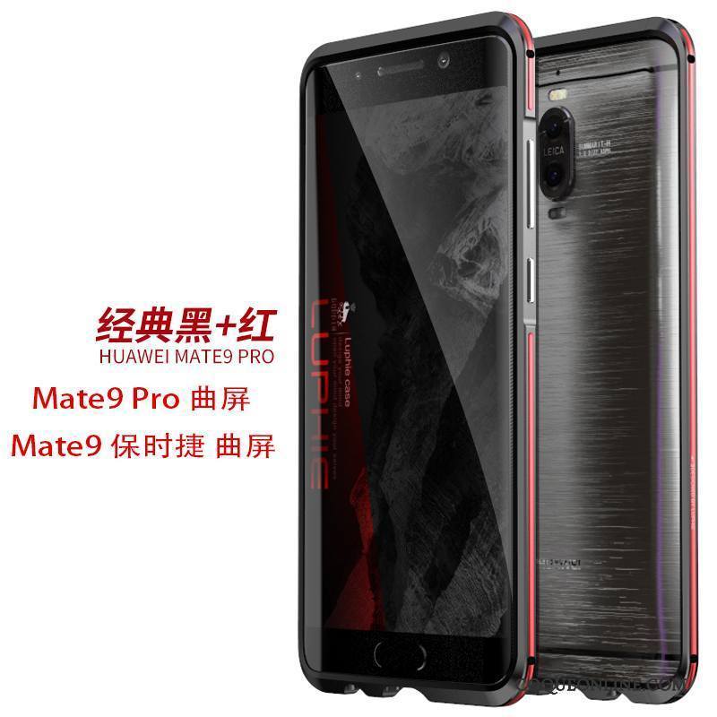 Huawei Mate 9 Pro Argent Coque De Téléphone Étui Métal Protection Border