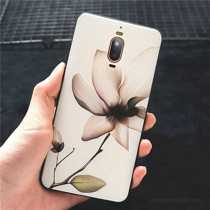 Huawei Mate 9 Pro Coque Créatif Tout Compris Silicone Incassable Étui Très Mince Rose