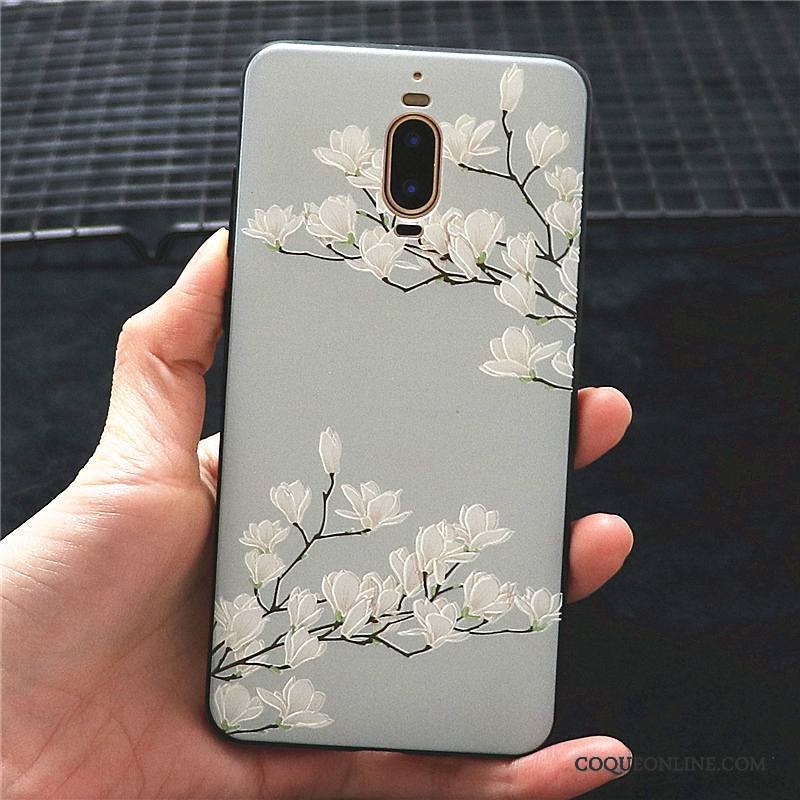 Huawei Mate 9 Pro Coque Créatif Tout Compris Silicone Incassable Étui Très Mince Rose