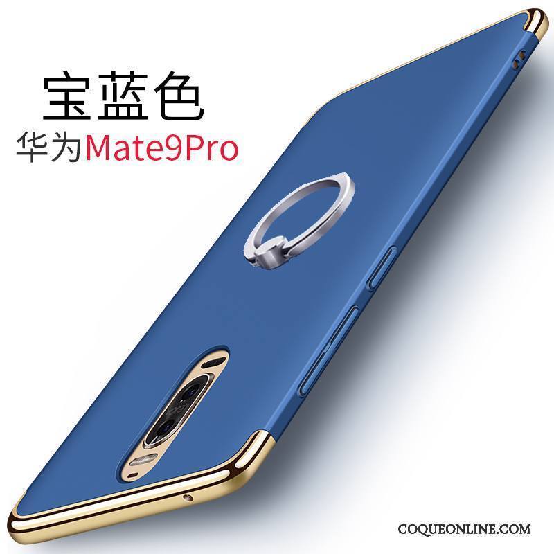 Huawei Mate 9 Pro Coque De Téléphone Métal Difficile Bleu