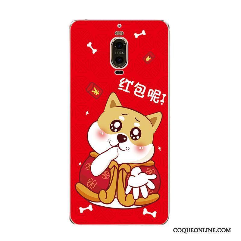 Huawei Mate 9 Pro Coque De Téléphone Nouveau Amoureux Étui Super Mignon Fluide Doux Chiens