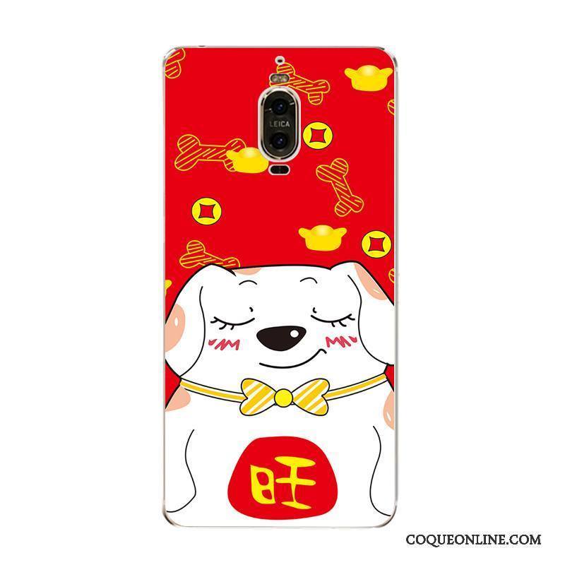 Huawei Mate 9 Pro Coque De Téléphone Nouveau Amoureux Étui Super Mignon Fluide Doux Chiens