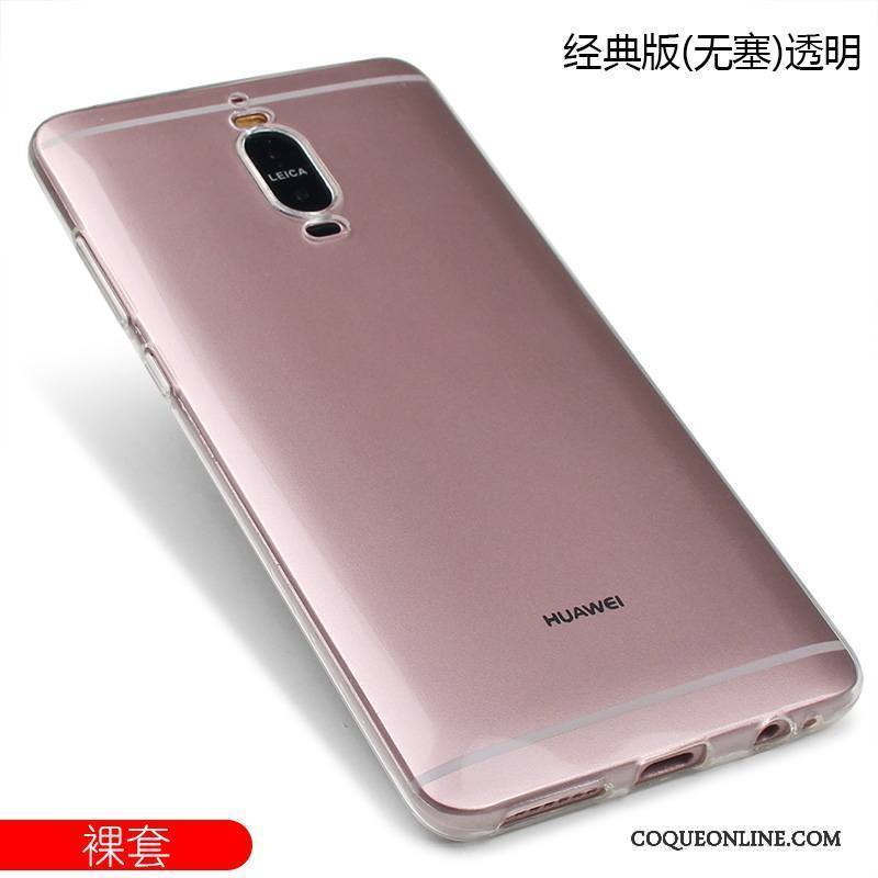 Huawei Mate 9 Pro Coque Grand Incassable Tout Compris Étui Protection Blanc Silicone
