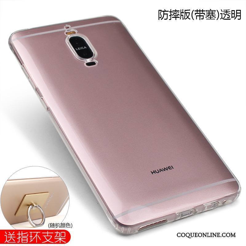 Huawei Mate 9 Pro Coque Grand Incassable Tout Compris Étui Protection Blanc Silicone