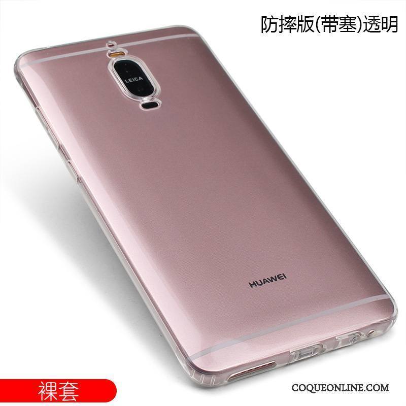 Huawei Mate 9 Pro Coque Grand Incassable Tout Compris Étui Protection Blanc Silicone