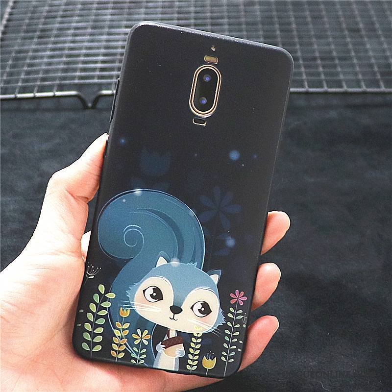 Huawei Mate 9 Pro Coque Tout Compris Créatif Téléphone Portable Vert Foncé Incassable Ornements Suspendus Charmant