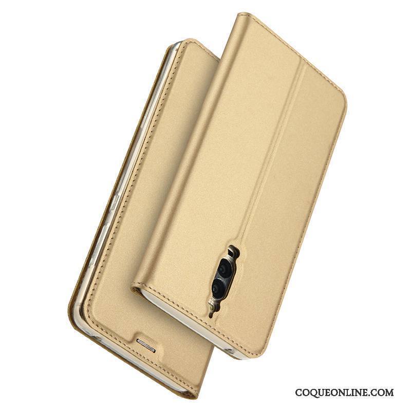 Huawei Mate 9 Pro Coque Étui En Cuir Carte Support Housse Business Protection Rose