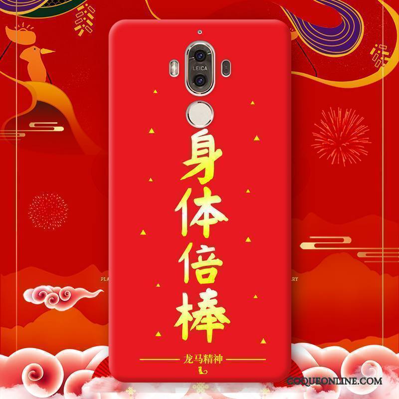 Huawei Mate 9 Pro Créatif Rouge Nouveau Incassable Silicone Coque De Téléphone Étui