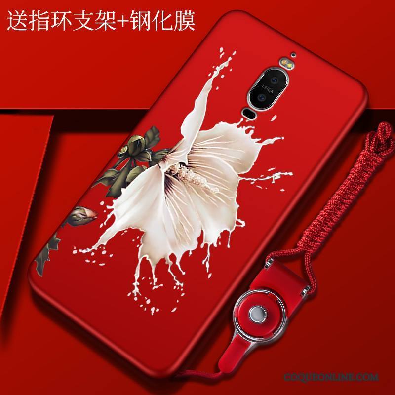 Huawei Mate 9 Pro Incassable Coque De Téléphone Étui Créatif Silicone Rouge Tout Compris
