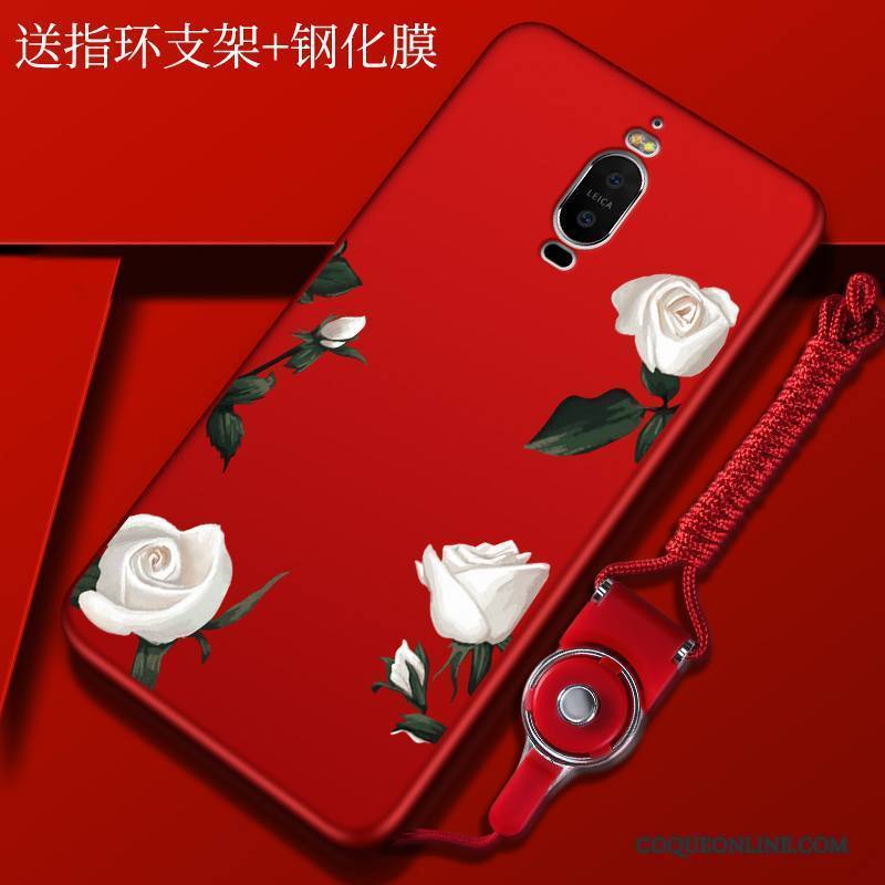 Huawei Mate 9 Pro Incassable Coque De Téléphone Étui Créatif Silicone Rouge Tout Compris