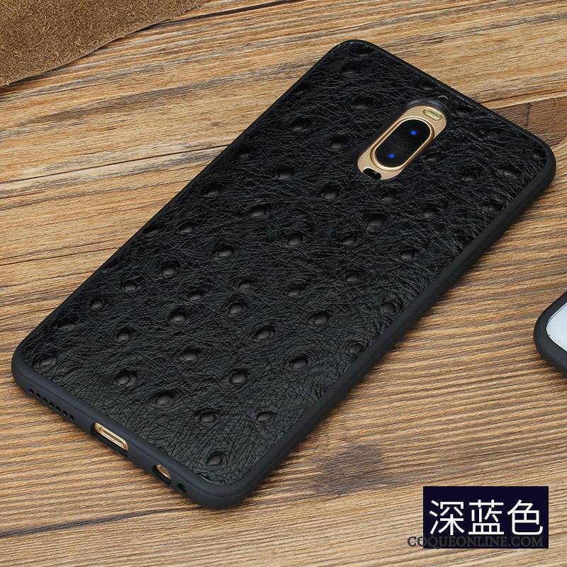 Huawei Mate 9 Pro Incassable Étui En Cuir Noir Coque De Téléphone Marque De Tendance Tout Compris