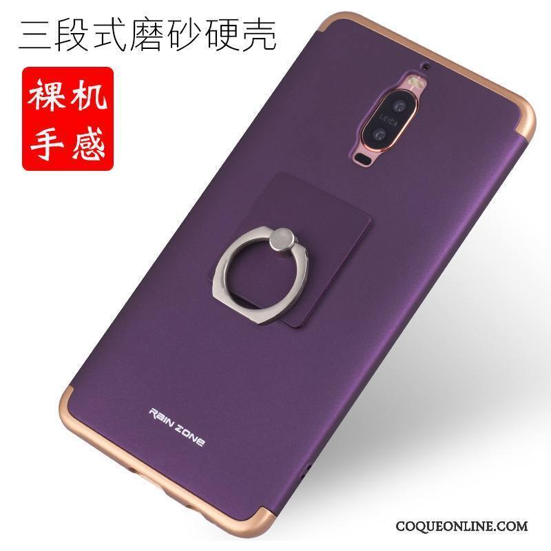 Huawei Mate 9 Pro Métal Coque De Téléphone Protection Étui Nouveau Border Violet