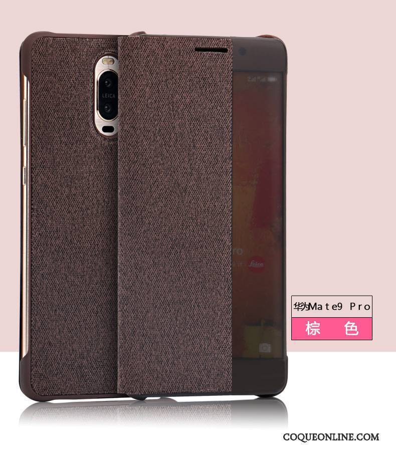 Huawei Mate 9 Pro Noir Protection Téléphone Portable Housse Étui En Cuir Coque De Téléphone