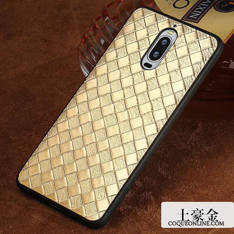 Huawei Mate 9 Pro Personnalité Tendance Coque De Téléphone Business Étui En Cuir Rouge Créatif