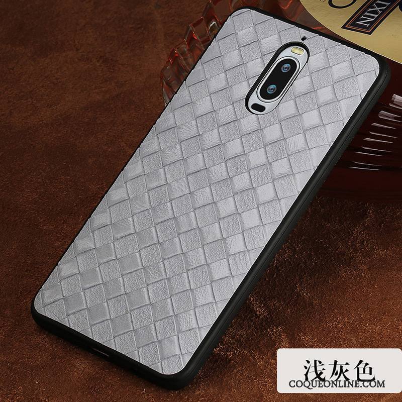 Huawei Mate 9 Pro Personnalité Tendance Coque De Téléphone Business Étui En Cuir Rouge Créatif