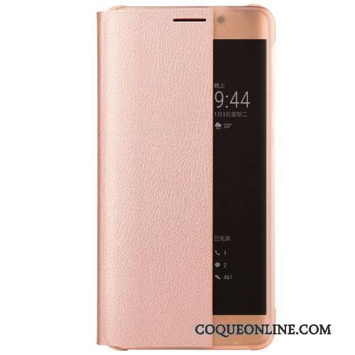 Huawei Mate 9 Pro Rose Coque De Téléphone Étui Protection Clamshell Étui En Cuir