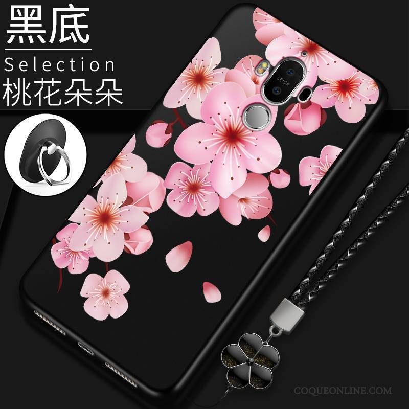 Huawei Mate 9 Pro Silicone Coque De Téléphone Noir Incassable Étui Protection
