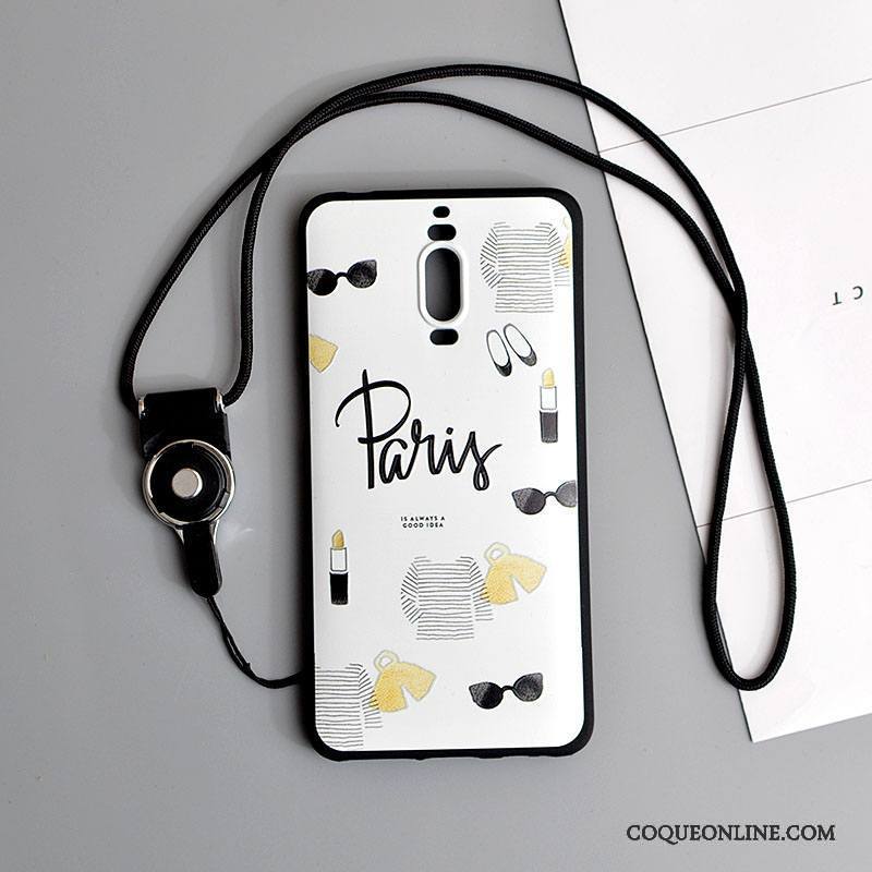 Huawei Mate 9 Pro Étui Ornements Suspendus Coque Silicone Incassable Dessin Animé De Téléphone