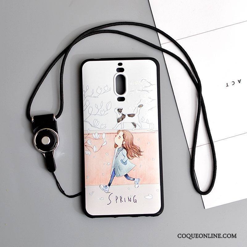 Huawei Mate 9 Pro Étui Ornements Suspendus Coque Silicone Incassable Dessin Animé De Téléphone