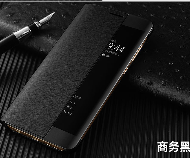 Huawei Mate 9 Pro Étui Protection Incassable Housse Windows Étui En Cuir Coque De Téléphone