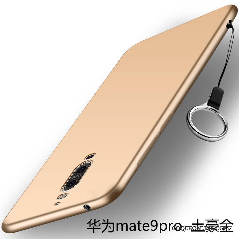 Huawei Mate 9 Pro Étui Rose Silicone Coque De Téléphone Délavé En Daim Fluide Doux Incassable