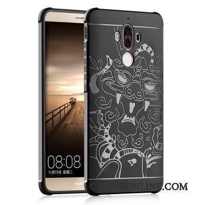 Huawei Mate 9 Protection Simple Délavé En Daim Coque De Téléphone Tendance Fluide Doux Étui