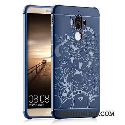 Huawei Mate 9 Protection Simple Délavé En Daim Coque De Téléphone Tendance Fluide Doux Étui