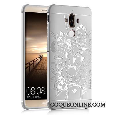 Huawei Mate 9 Protection Simple Délavé En Daim Coque De Téléphone Tendance Fluide Doux Étui