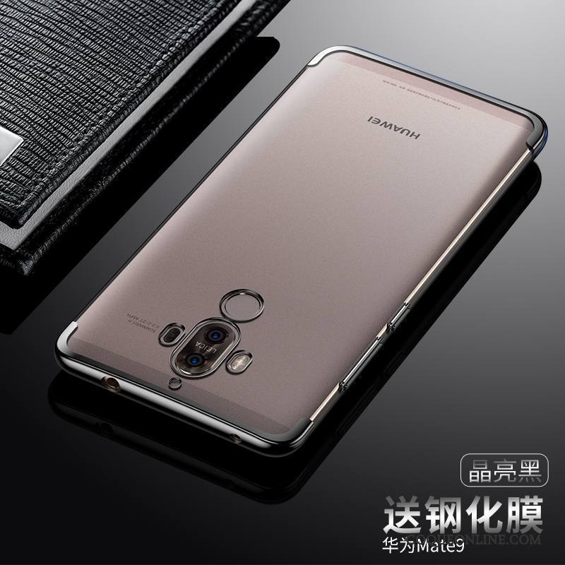 Huawei Mate 9 Transparent Silicone Or Rose Très Mince Étui Coque De Téléphone