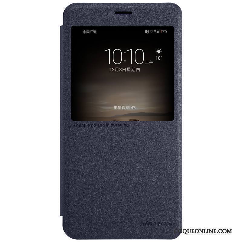 Huawei Mate 9 Étui En Cuir Or Étoile Housse Coque De Téléphone Bleu Multicolore