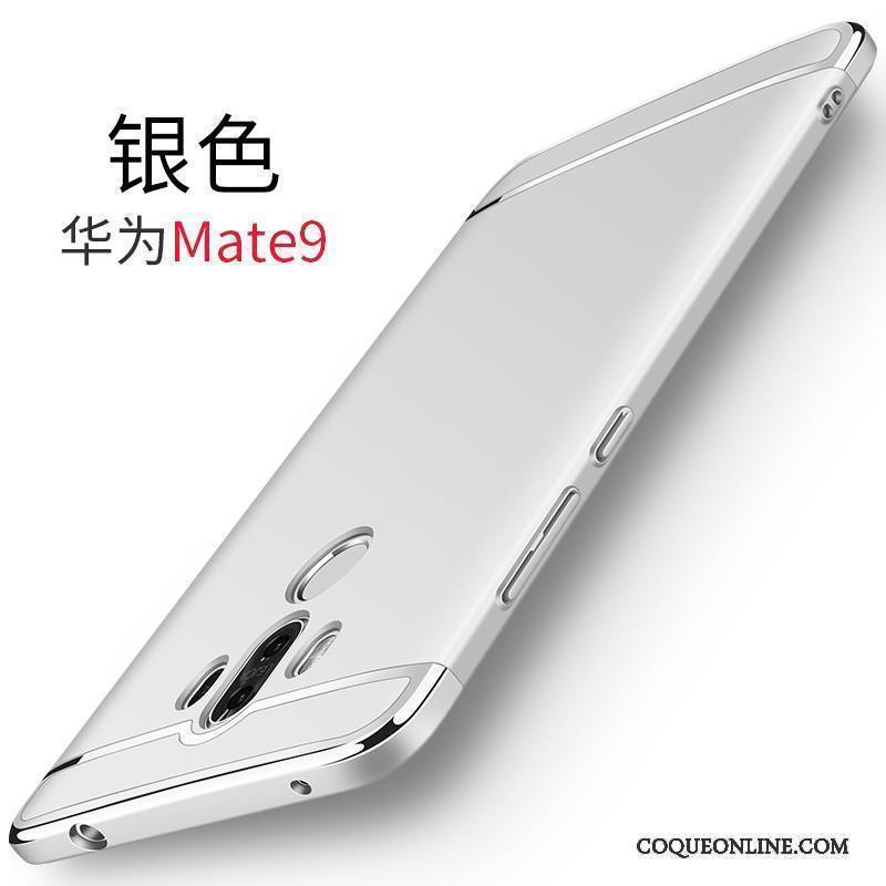 Huawei Mate 9 Étui Incassable Métal Coque De Téléphone Bleu