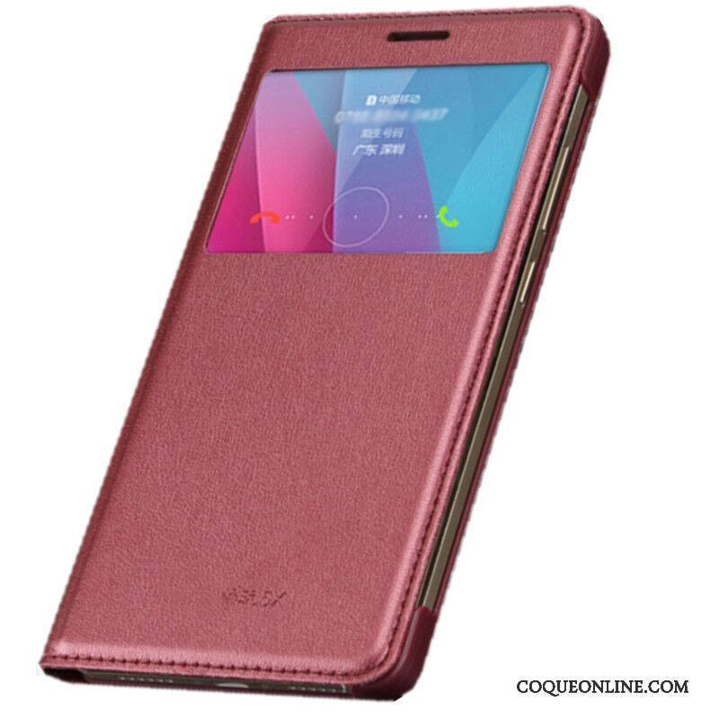 Huawei Mate S Housse Étui Étoile Téléphone Portable Coque De Téléphone Noir Étui En Cuir