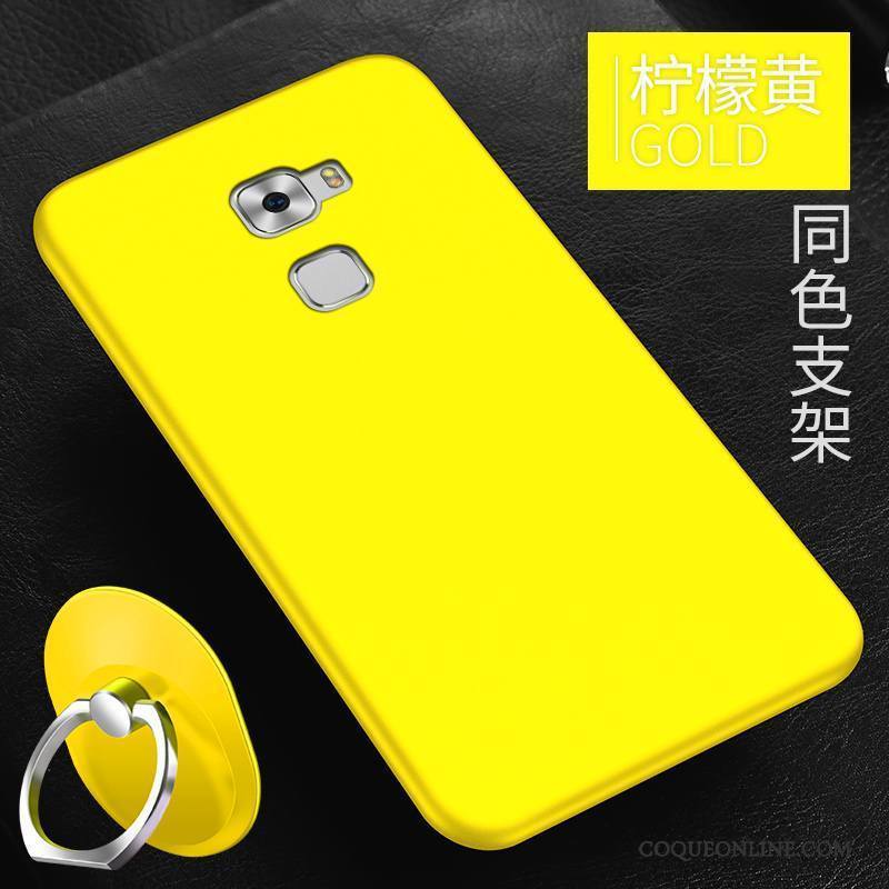 Huawei Mate S Incassable Personnalité Coque De Téléphone Créatif Jaune Étui Fluide Doux