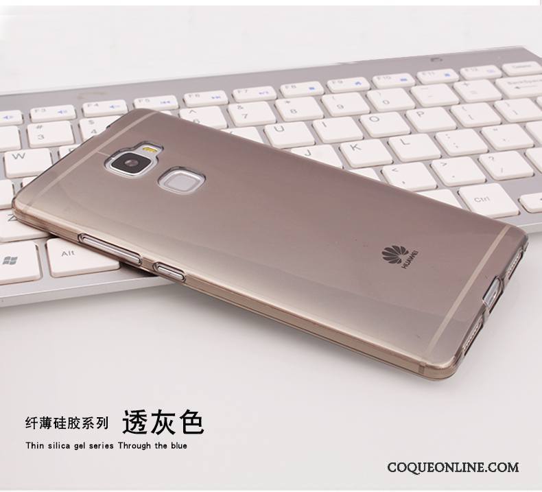 Huawei Mate S Incassable Protection Coque Silicone Rose De Téléphone Fluide Doux