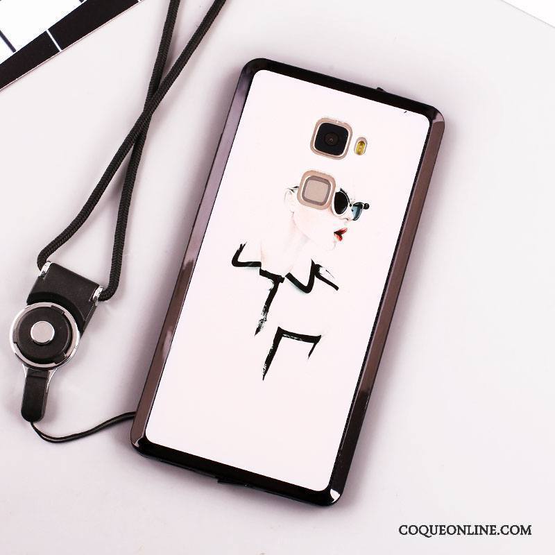 Huawei Mate S Étui Blanc Peinture Protection Coque Nouveau Ornements Suspendus