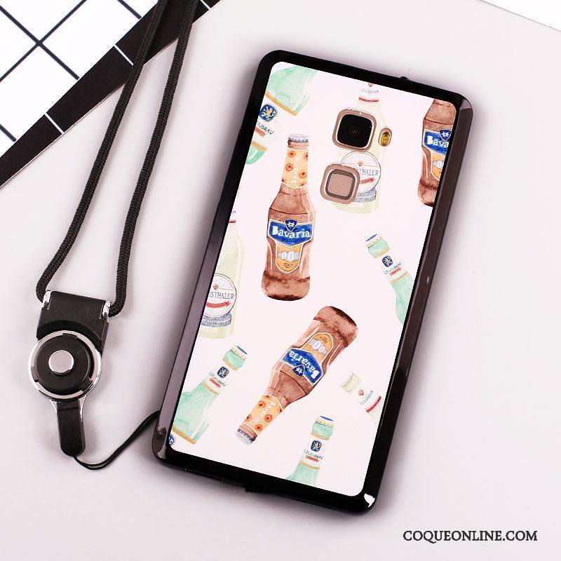 Huawei Mate S Étui Blanc Peinture Protection Coque Nouveau Ornements Suspendus