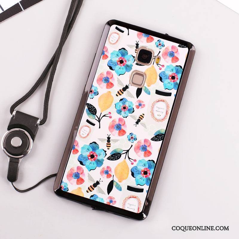 Huawei Mate S Étui Blanc Peinture Protection Coque Nouveau Ornements Suspendus