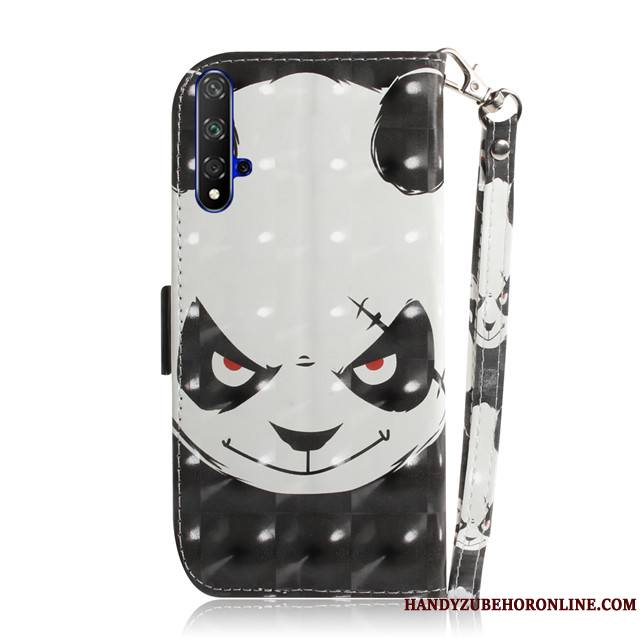 Huawei Nova 5t Charmant Vert Coque De Téléphone Dessin Animé Clamshell Incassable Tout Compris