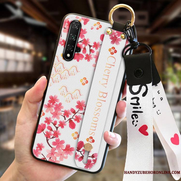 Huawei Nova 5t Incassable Nouveau Mode Silicone Rose Coque De Téléphone