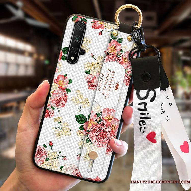 Huawei Nova 5t Incassable Nouveau Mode Silicone Rose Coque De Téléphone