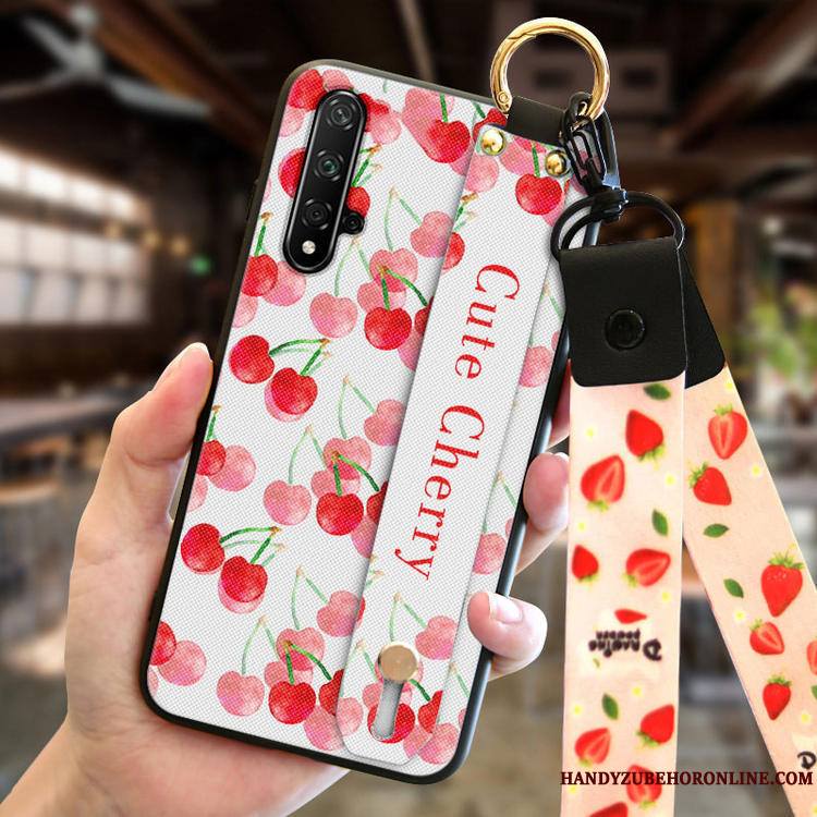 Huawei Nova 5t Incassable Nouveau Mode Silicone Rose Coque De Téléphone